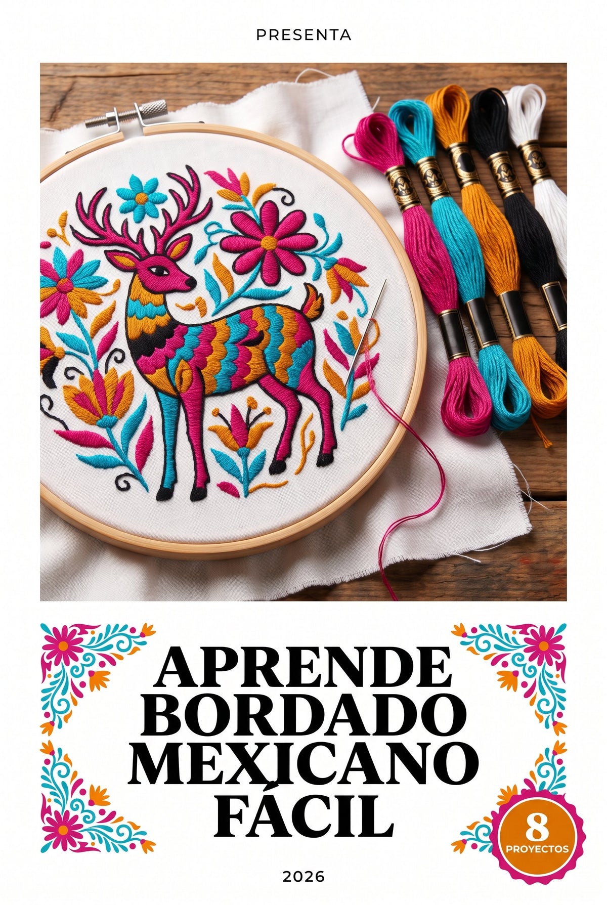 Aprendé Bordado Mexicano Fácil
